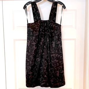 Banana Republic silk damask print dress